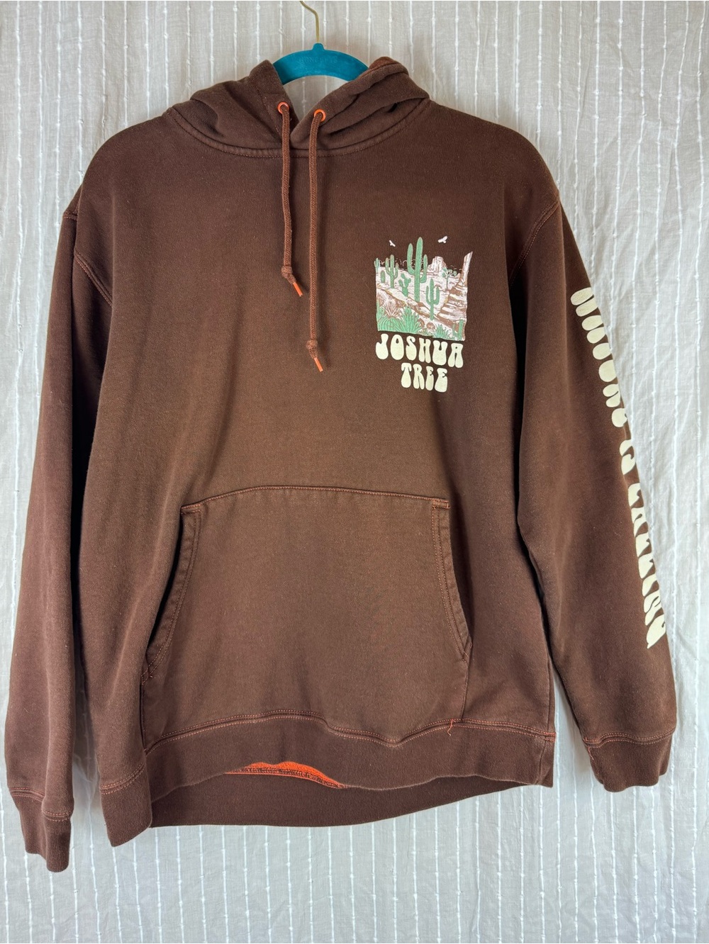 Joshua Tree Graphic Cotton Blend Hoodie, in Size Medium